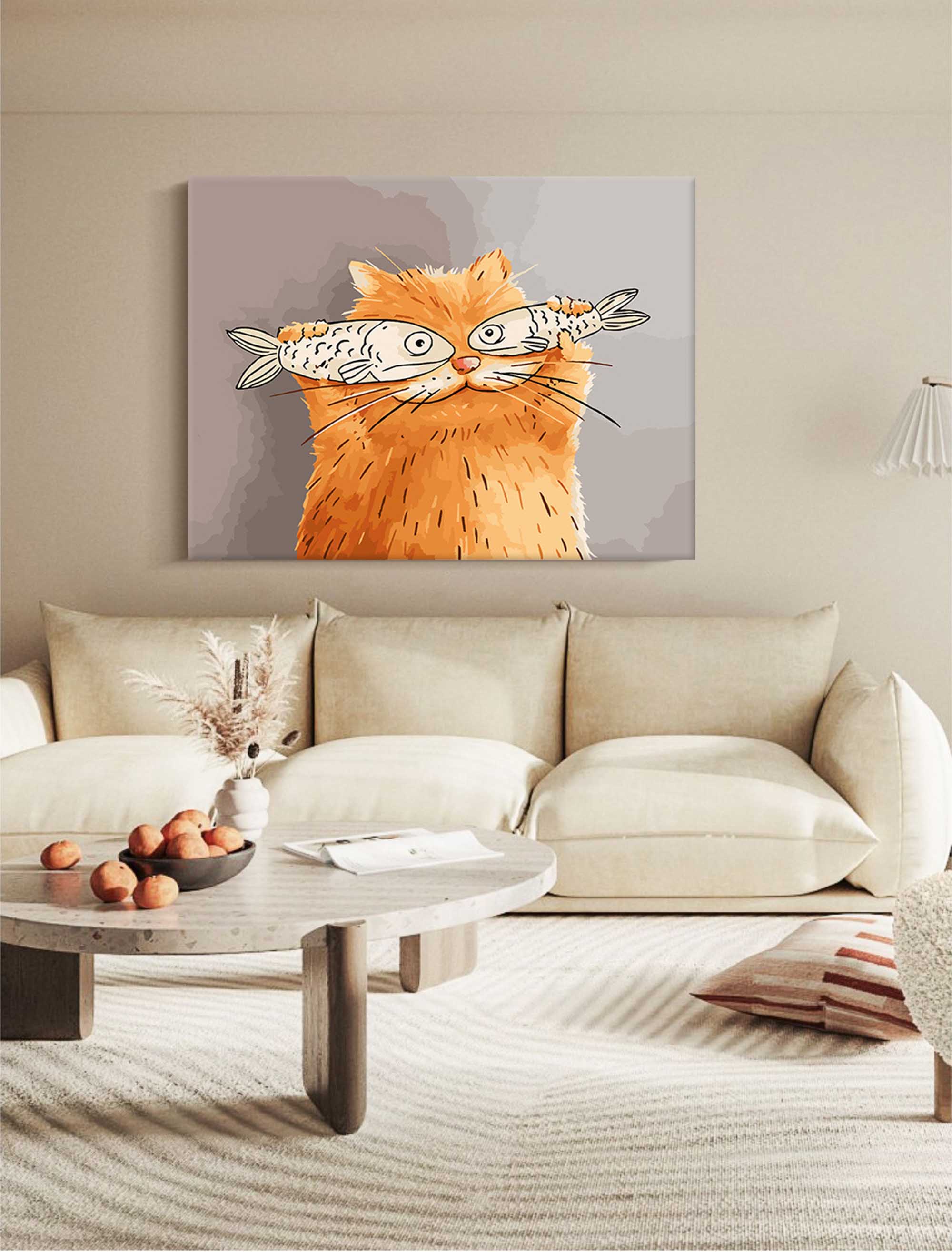 Fishy Glasses: A Funny Bathroom Wall Art for Quirky Home Decor
