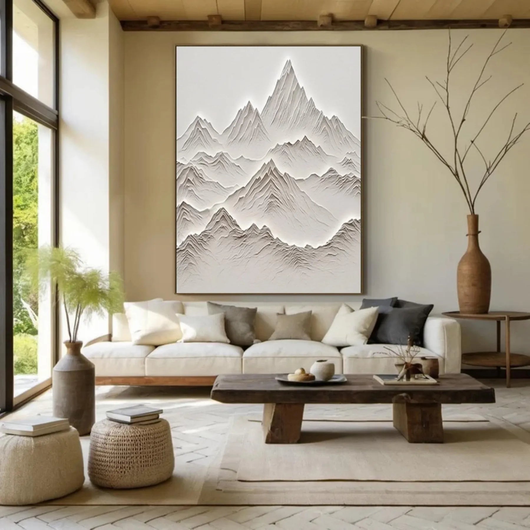 Majestic Distant Mountains